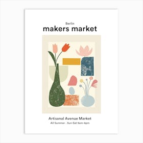 Berlin Artisanal Avenue Market 3 Art Print