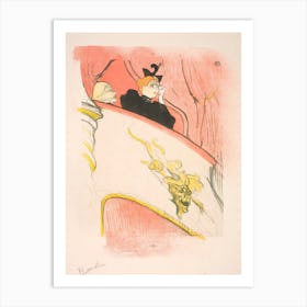 La Loge Au Mascaron Doré, Henri de Toulouse-Lautrec Art Print