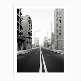 Marseille, France, Black And White Photography 3 Art Print