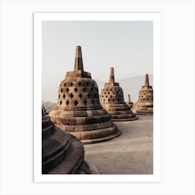 Borobudur Temple In The Early Morning Art Print