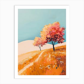 Autumn Trees Canvas Print Art Print