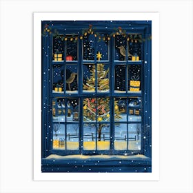 Christmas Window 1 Art Print