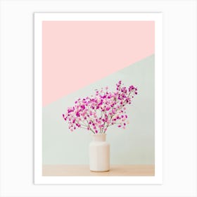 Harmonious flower Art Print