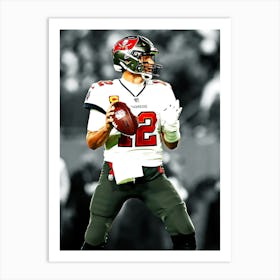 Tom Brady Tampa Bay Buccaneers Art Print