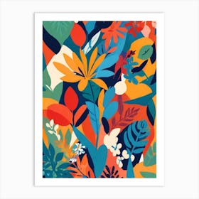 Tropical Pattern Art Print