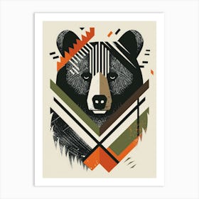 Bear Head Art Print