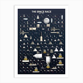 The Space Race Art Print