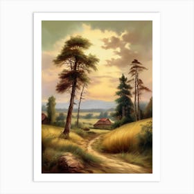 Landscape Painting 13 Art Print