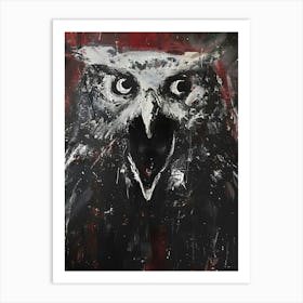 Owl Painting 1 Art Print