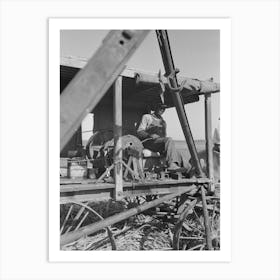 Untitled Photo, Possibly Related To Loading Sugarcane, Louisiana By Russell Lee Art Print