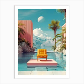 Futuristic Design Art Print