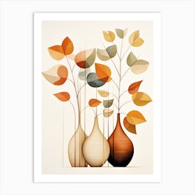 Three Vases 2 Art Print