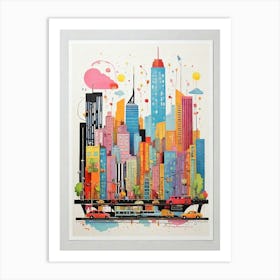 New York City Print 2 Art Print