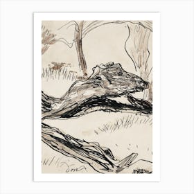 Tree In The Forest 2 Art Print