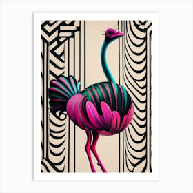 Ostrich 2 Art Print