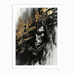 Black And Gold 54 Art Print