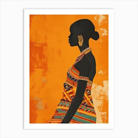 Africa Boho Art; The Lagoon Lullaby Art Print