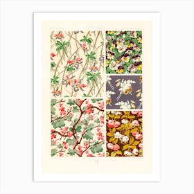 19th Century Flower Pattern, Albert Racine Art Print