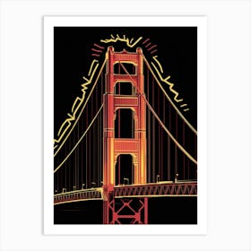 Golden Gate Bridge Art Print