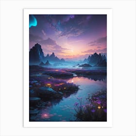 Nebulas Print Art Print