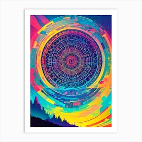 Psychedelic Art, Psychedelic Art, Psychedelic Art, Psychedelic Art Art Print