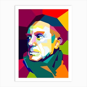 Pablo Picasso Maestro Painting Artist Wpap Art Print