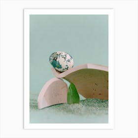 Turtle Egg On Sand Art Print