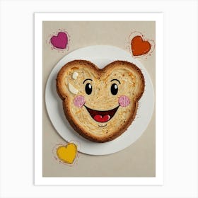 Valentine'S Day Toast Art Print