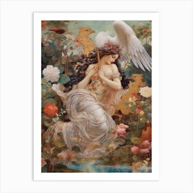 Aphrodite Mythology Rococo Painting 2 Art Print