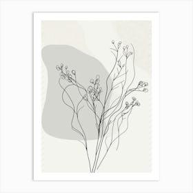 Flower In A Vase Art Print