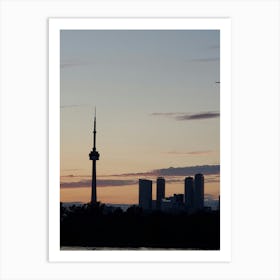 Toronto Skyline At Sunset Art Print