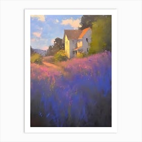 Lavender Field 3 Art Print