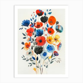 Poppies 25 Art Print