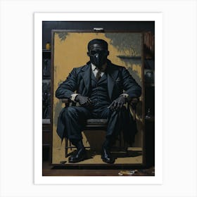 'The Man In The Painting' Art Print