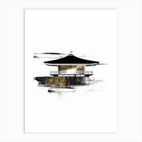 Kyoto Pagoda Art Print