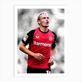 Florian Wirtz Bayer Leverkusen 3 Art Print