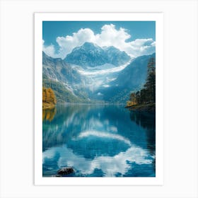 Lake In The Mountains 22 Art Print