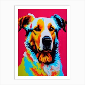 Great Pyrenees Andy Warhol Style Dog Art Print