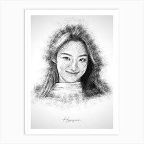 Hyoyeon Snsd Art Print