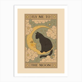 Fly Me To The Moon Art Print