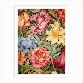 Wallpaper Floral Pattern 9 Art Print