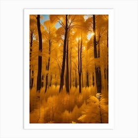 Autumn Forest 109 Art Print