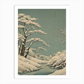 Snowy River Art Print