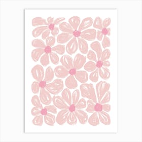 Pink Blooms Art Print