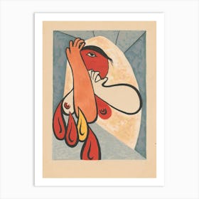 Fire (Crying Woman), Mikuláš Galanda Art Print