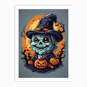 Halloween Witch 1 Art Print