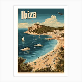 A Classic Style Poster Of Ibiza Art Print