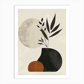 Ilulissat Stone Park Bauhaus Minimalist Art Print