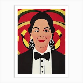 Maureen Stapleton Illustration Movies Art Print