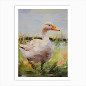 Bird Painting Goose 1 Art Print